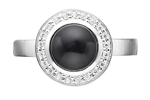Story - 4905792  - Ring Onyx silber
