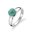 Ti Sento ring 925 silver, terra collection turquoise gem