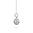 Ti Sento white chain with silver pendant