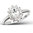 Shinatic - Ring 925 silver with an oval cubic zirconia
