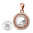 Shinatic pendant rose gold-plated with pearl