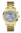 Guess - Ladies Watch Stainless Steel gold plated with animal print display