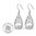 Shinatic - SH22496 - Ohrhänger mit Perle, 925er Silber
