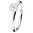 PRIMO 14908 Ring Mini blossom white Silber