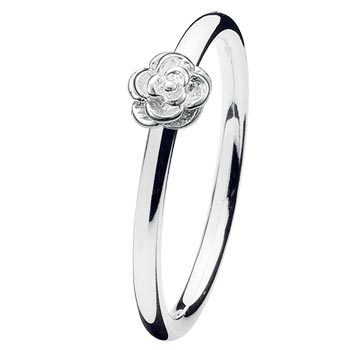 Spinning - PRIMO 14400 - Ring Flower Silber