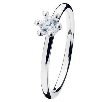 Spinning - PRIMO 17804 - Ring Crown jewel Silber