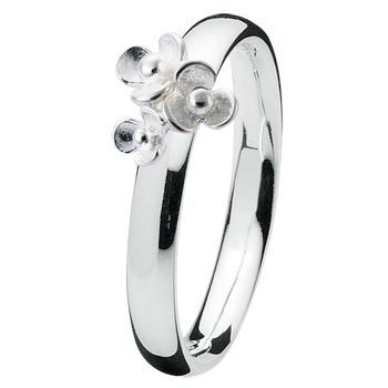 Spinning - MAX 70904 Ring Flora Silber