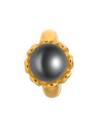 Endless - 51252_2 - Black Pearl Flower Charm gold