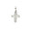 Selexion - Anhänger Kreuz Silber rhodiniert teilweise mattiert