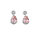 Selexion - Ohrringe mit rosa Zirkonia