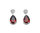 Selexion - Ohrringe mit roten Zirkonia