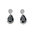 Selexion - Ohrringe mit schwarzen Zirkonia