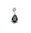 Selexion - Kettenanhänger mit schwarzen Zirkonia