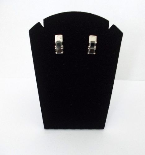 ViPi - 100210O - Ohrringe mit schwarzem Zirkonia