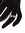 ViPi - 100210R - Damenring mit schwarzem Zirkonia matt