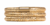 Endless - 1053r - Armband Leder golden dreireihig Verschluss vergoldet