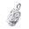 Shinatic - SH22263 - Pendant owl 925 silver
