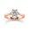 Viventy - 775091_56 - Damen-Ring mit Zirkonia,Silber rosé vergoldet, Gr. 56