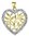 ViPi - Herzanhänger Lebensbaum, 925er Silber vergoldet mit Zirkonia