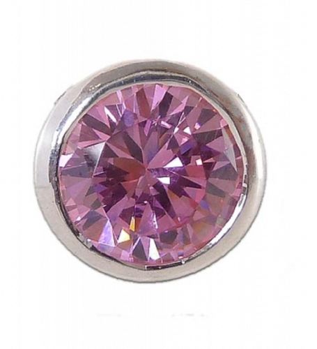 Vipi -  18311 - Kettenanhänger 925er Silber mit pinkem Crystal